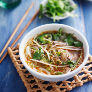 bowl of turkey pho