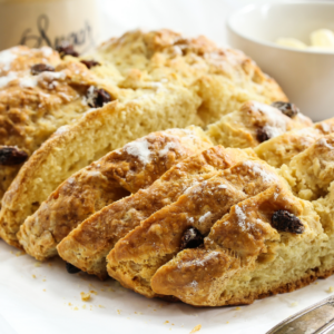 Irish Soda Bread for Irish Soda Bread Pudding with Bailey's Crème Anglaise