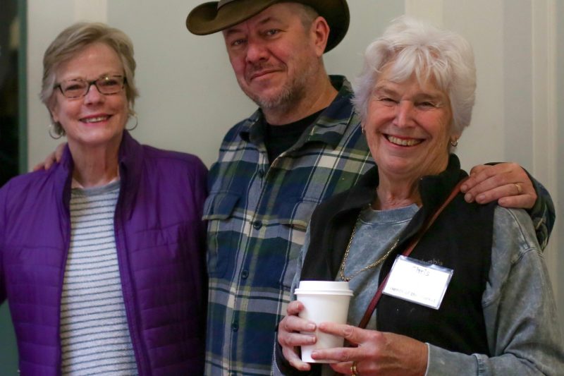 Volunteer & Vendor Camaraderie Cropped, photo by Pattie Garrett (1) Vendors and Friends of the Market, photo by Pattie Garrett