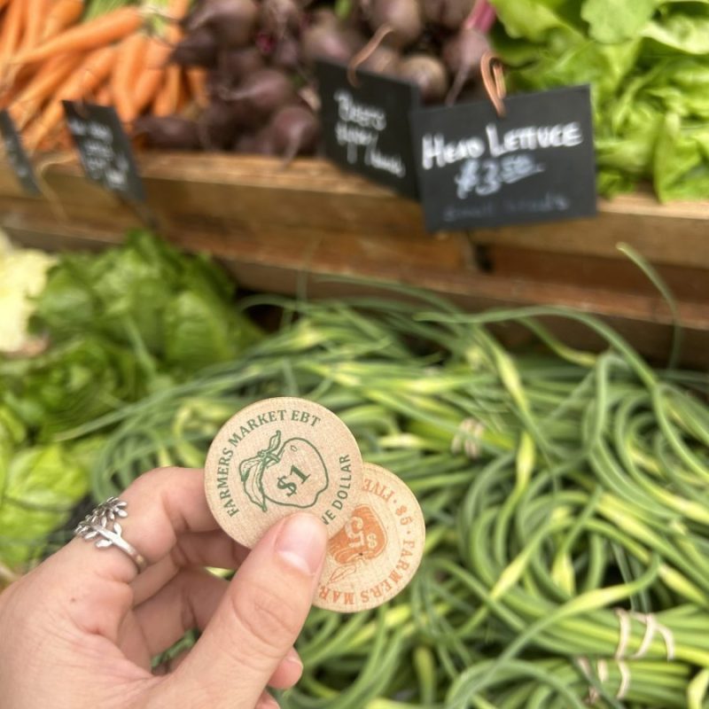 SNAP tokens, photo by Graciela Colston